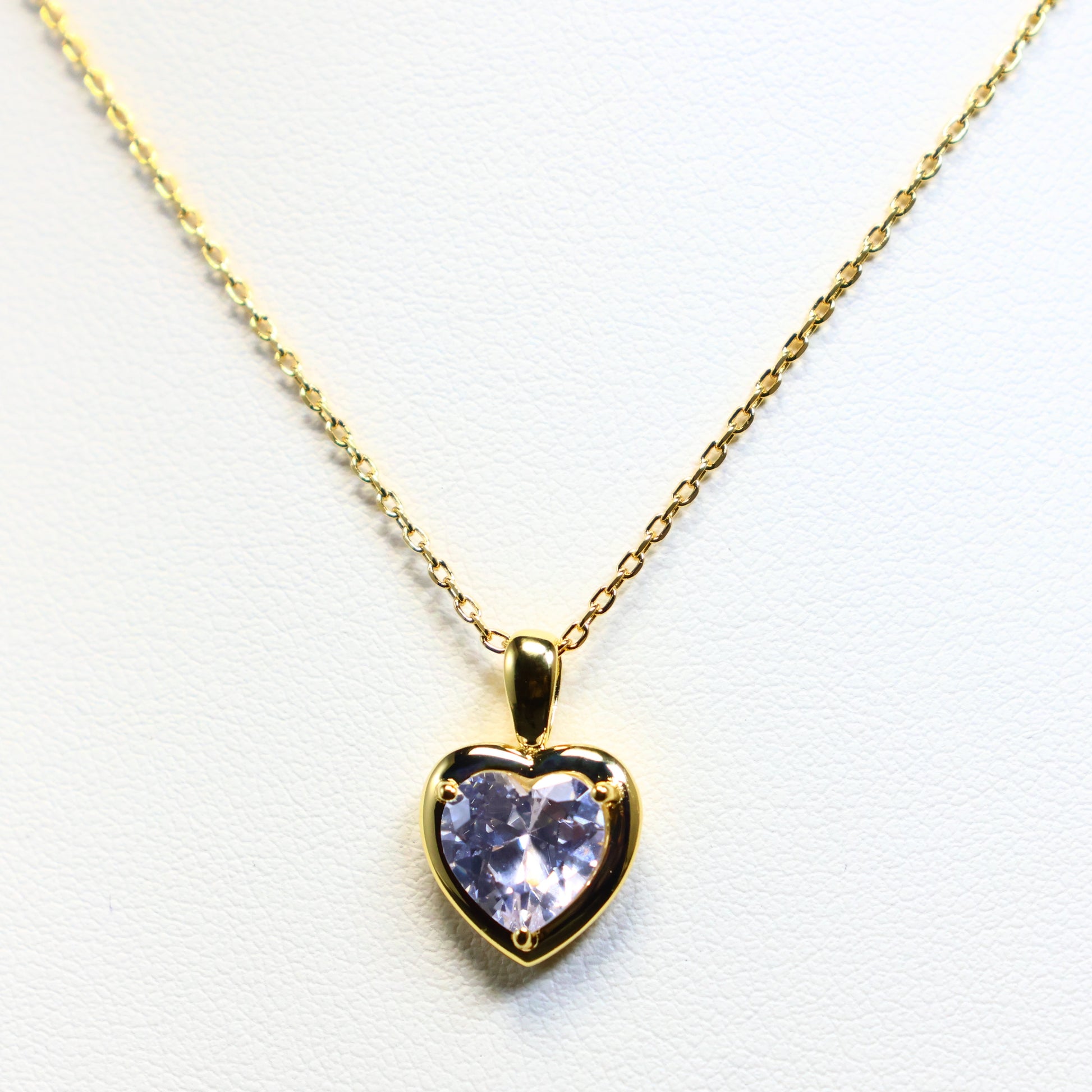 Naiomy zilveren ketting met hartje hanger N5M68