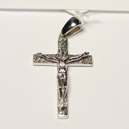 My imenso ODM zilveren kruis Christus 24mm 70752001