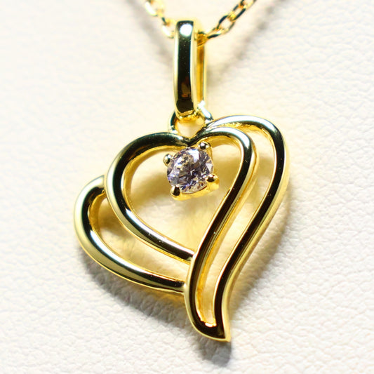Naiomy zilveren ketting met open hartje hanger N5Q63