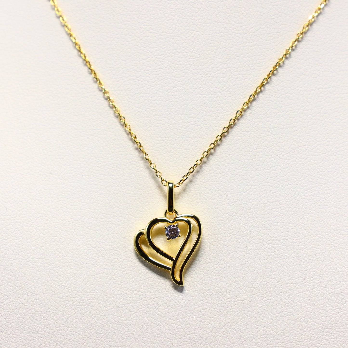 Naiomy zilveren ketting met open hartje hanger N5Q63