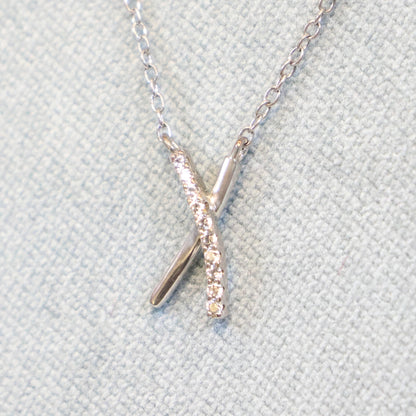 Naiomy Moments zilveren ketting met tussenstuk BOP02