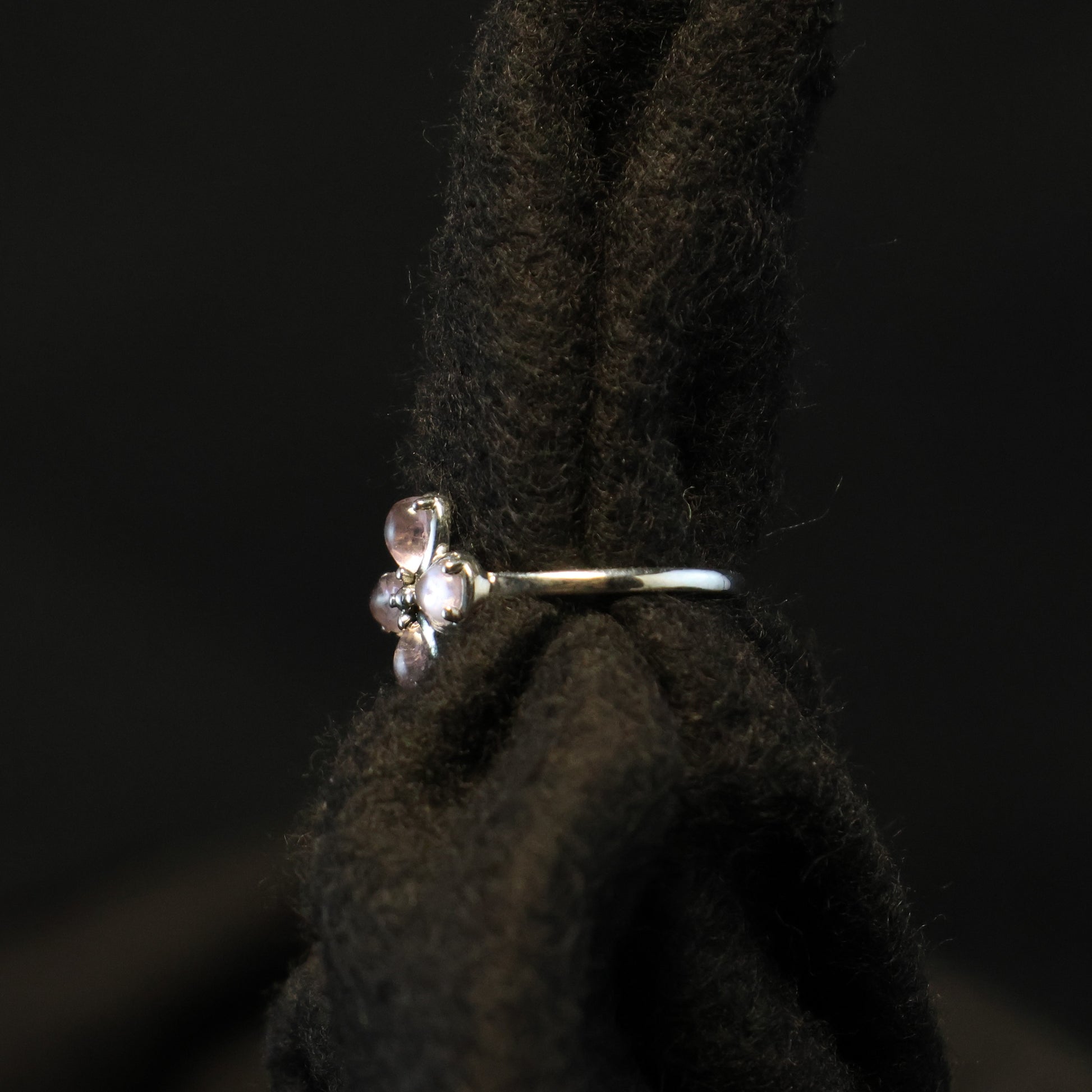 Zilveren Kids bloem ring 273375