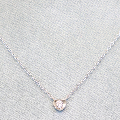 Naiomy Moments zilveren Halsketting met tussenstuk B0M02Naiomy 