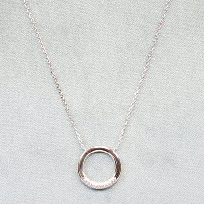 Naiomy silver zilveren ketting met Rond tussenstuk N3W56