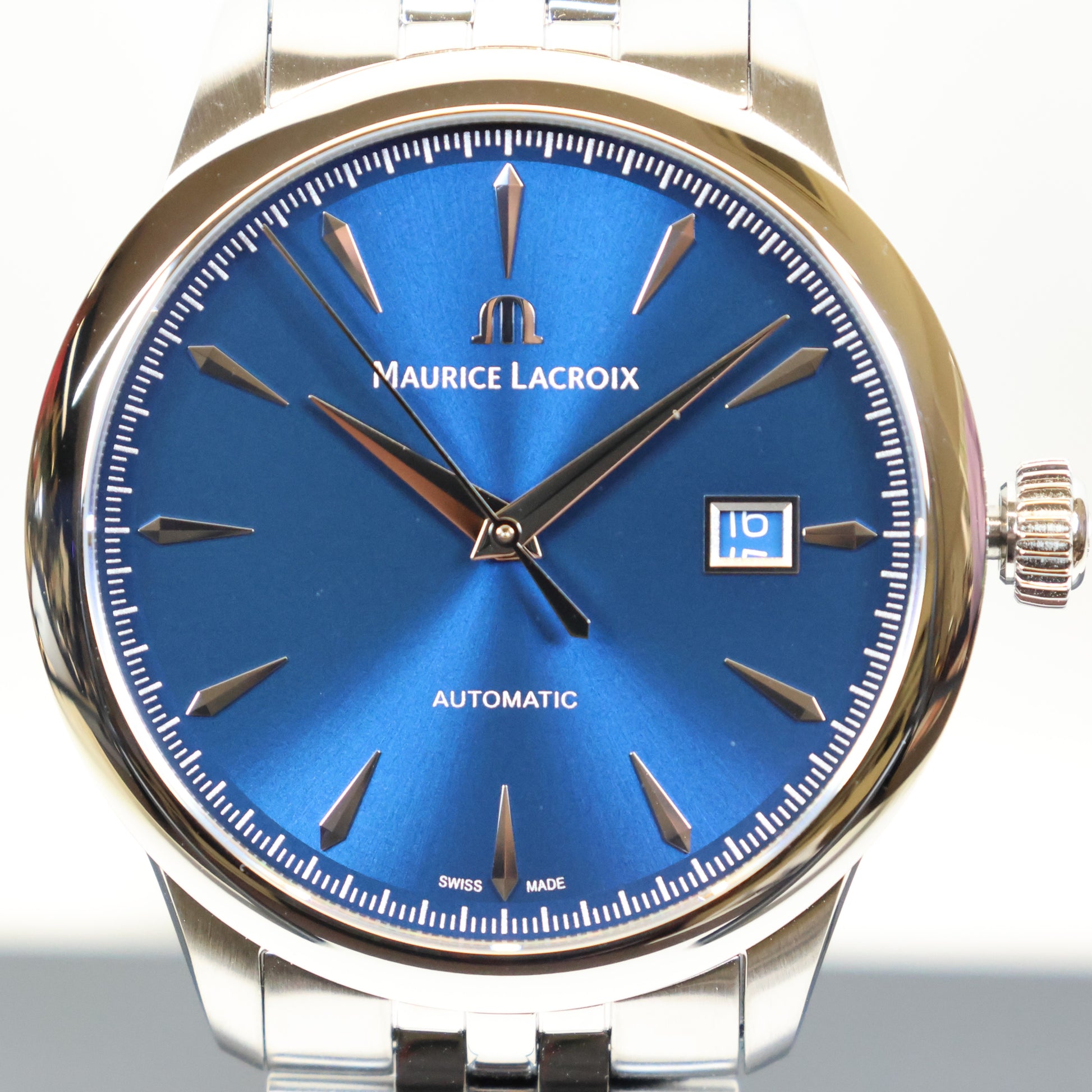 Maurice Lacroix horloge 1975 Automatic Date 40mm 756008-SS002-430-1