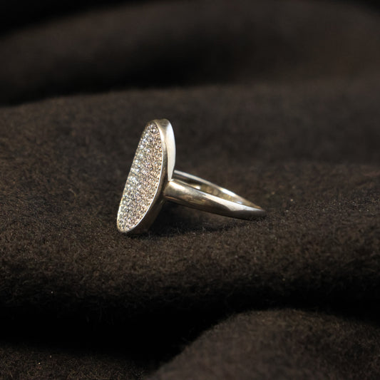 Outlet zilveren ring N9J10 maat: 58