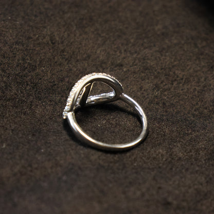 Outlet zilveren ring N4K01 maat: 58