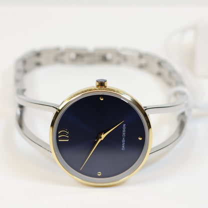 Danish Design dameshorloge IV73Q1230 bicolor blue dial