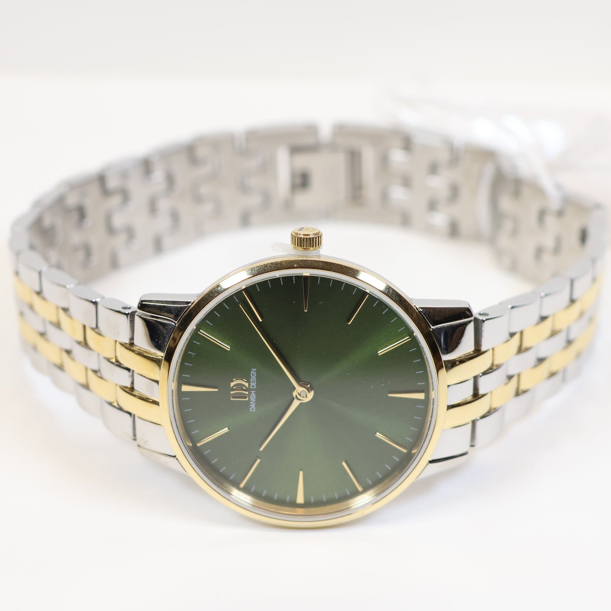 Danish Design dameshorloge IV90Q1251 bicolor green dial
