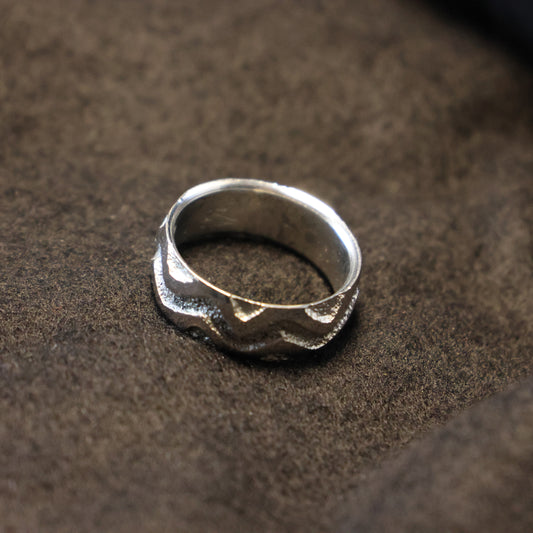 Outlet zilveren ring R873 maat: 56