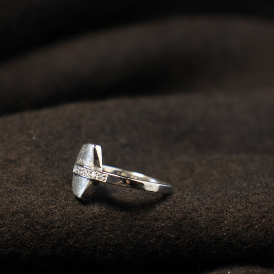 Outlet zilveren ring 672471 maat: 56