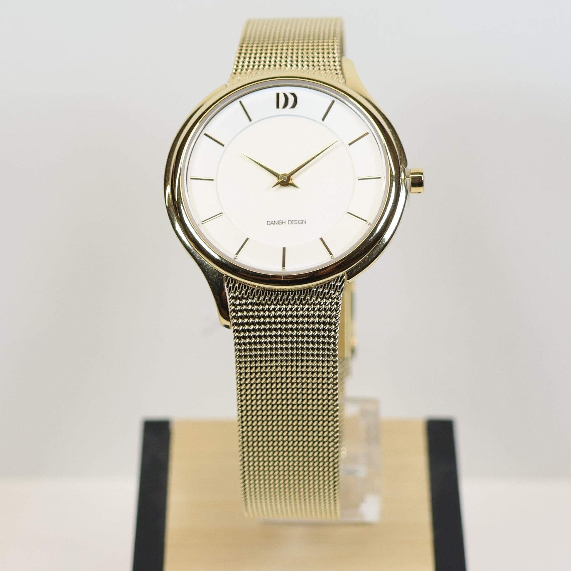 Danish Design dameshorloge IV05Q1194 gold milanese band