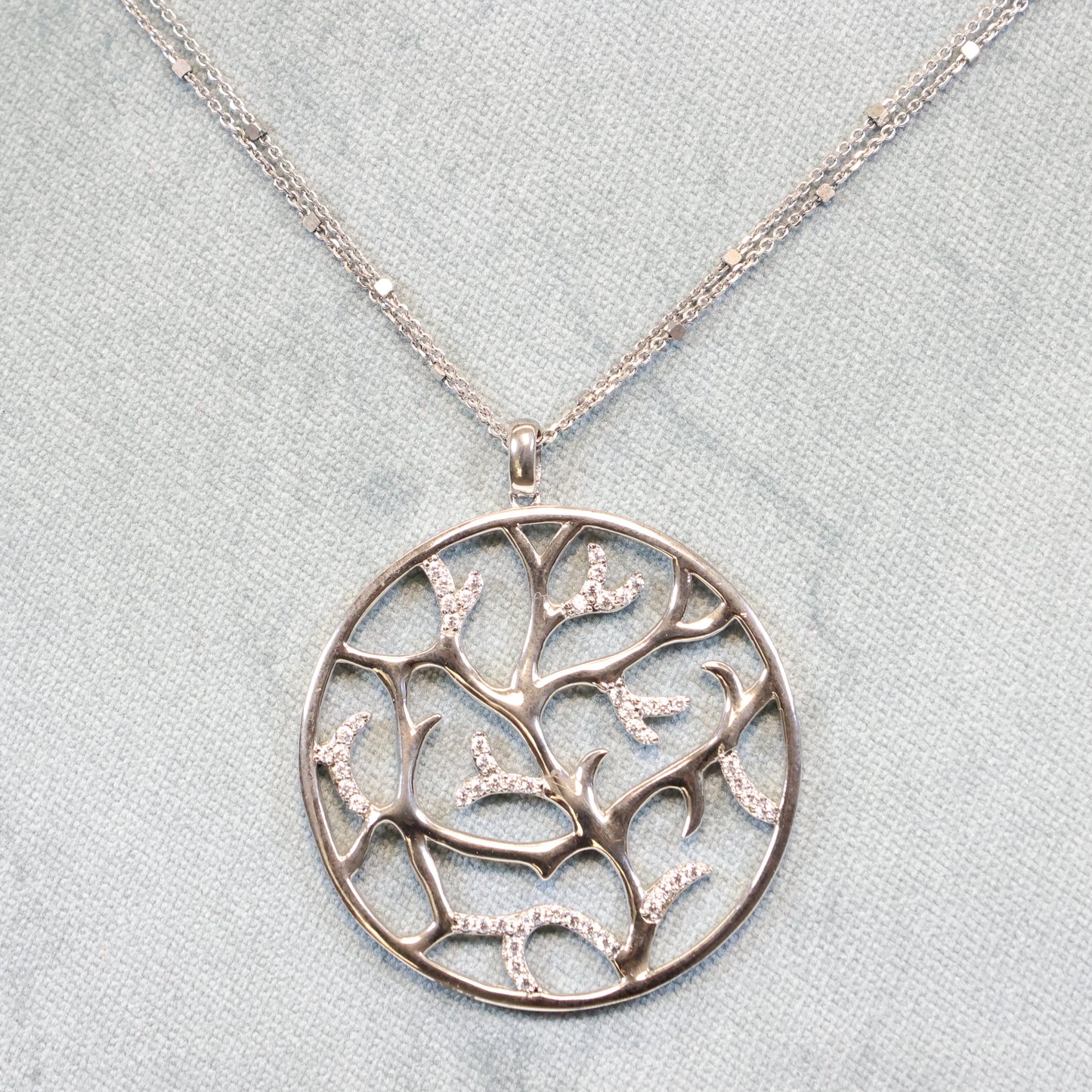 Naiomy silver zilveren ketting met hanger N5H01