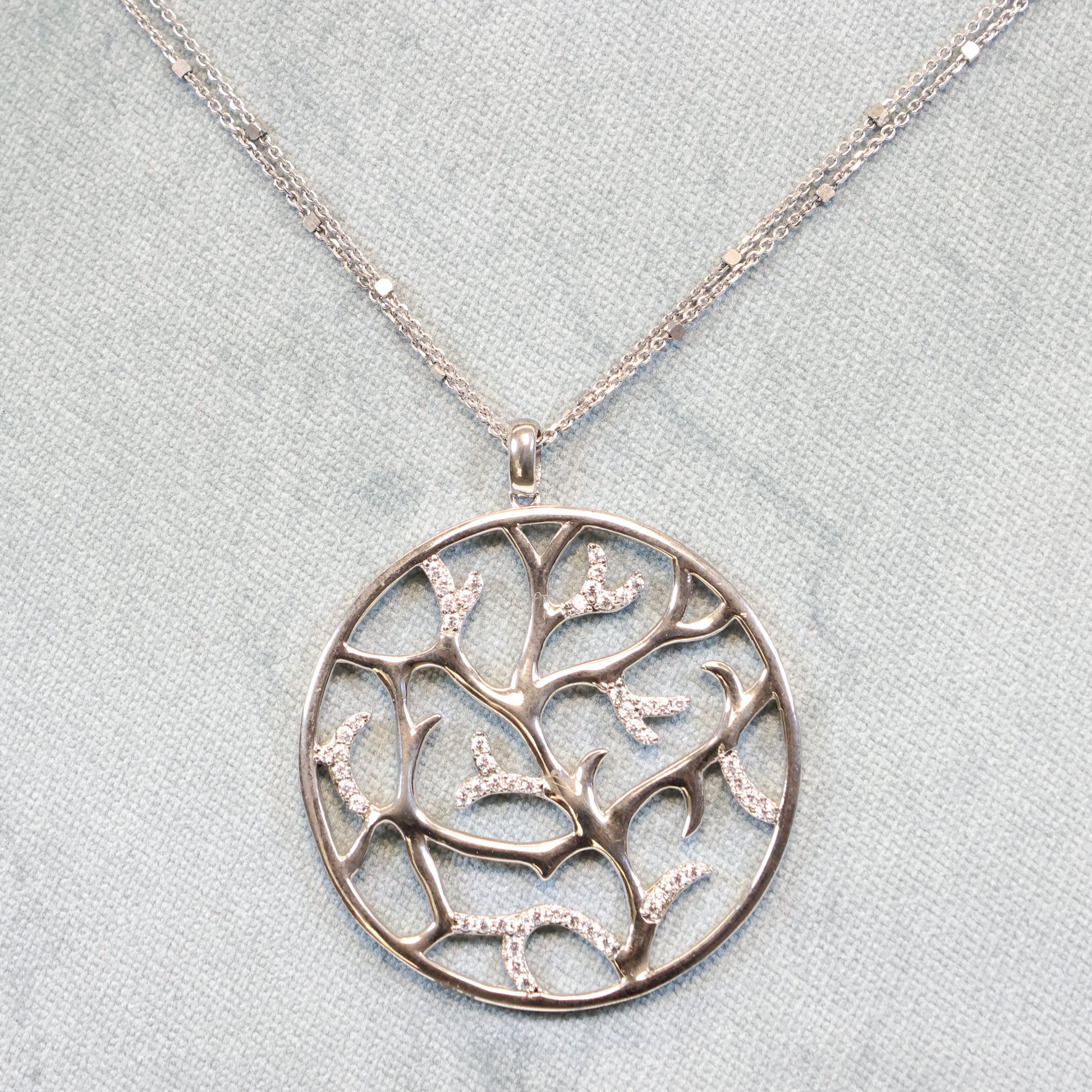 Naiomy silver zilveren ketting met hanger N5H01