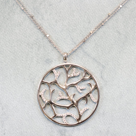 Naiomy silver zilveren ketting met hanger N5H01