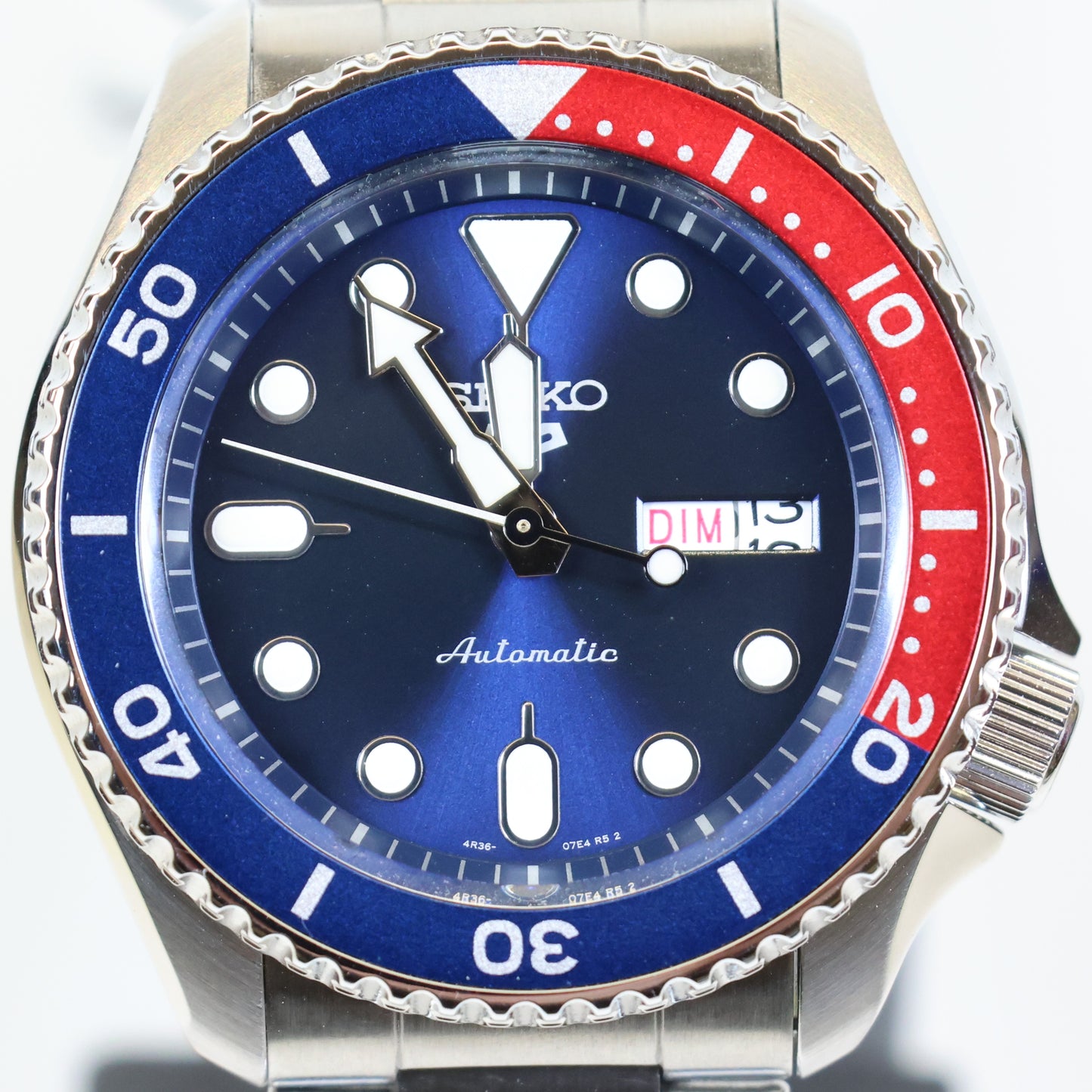 Seiko 5 Sports horloge SRPD53K1 automatic blue Pepsi dial