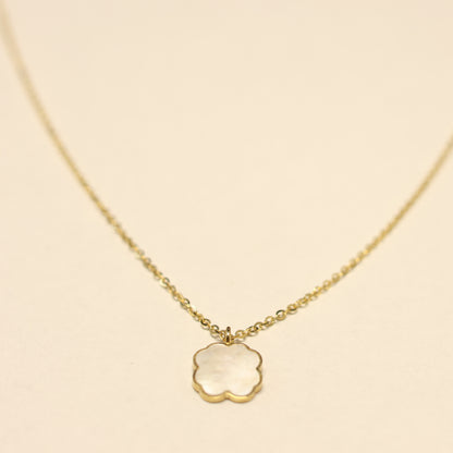 18karaat geel gouden ketting met hanger 069209