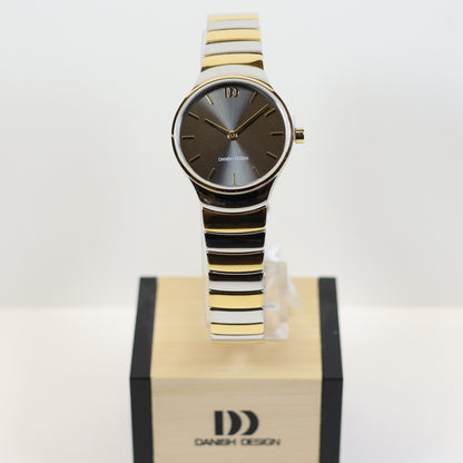 Danish Design dameshorloge IV59Q1293 bicolor black dial
