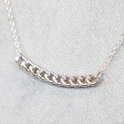 Naiomy Moments Zilveren Ketting met tussenstuk B0U08