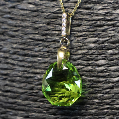 Spark 18karaat vergulde Zilveren Halsketting met Zirconia NCG643616CG