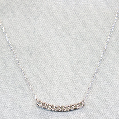 Naiomy Moments Zilveren Ketting met tussenstuk B0U08