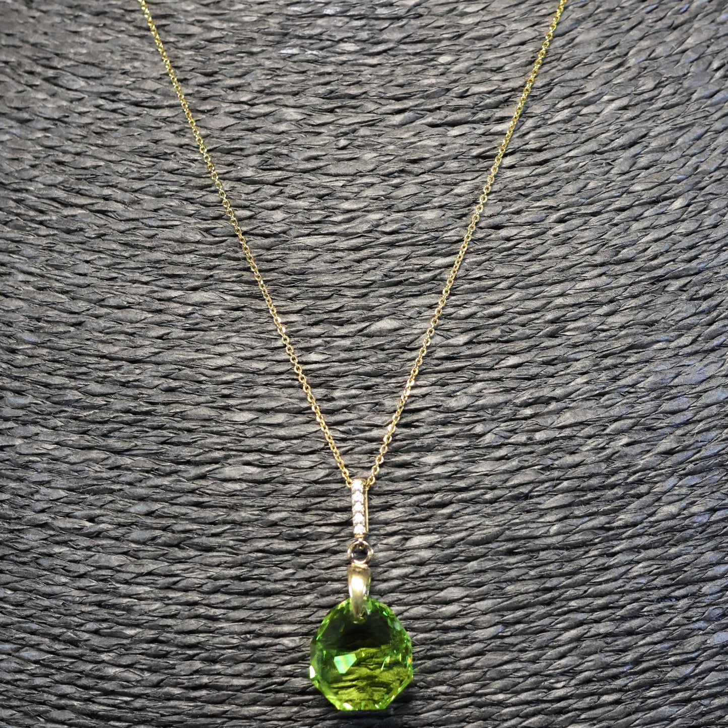 Spark 18karaat vergulde Zilveren Halsketting met Zirconia NCG643616CG