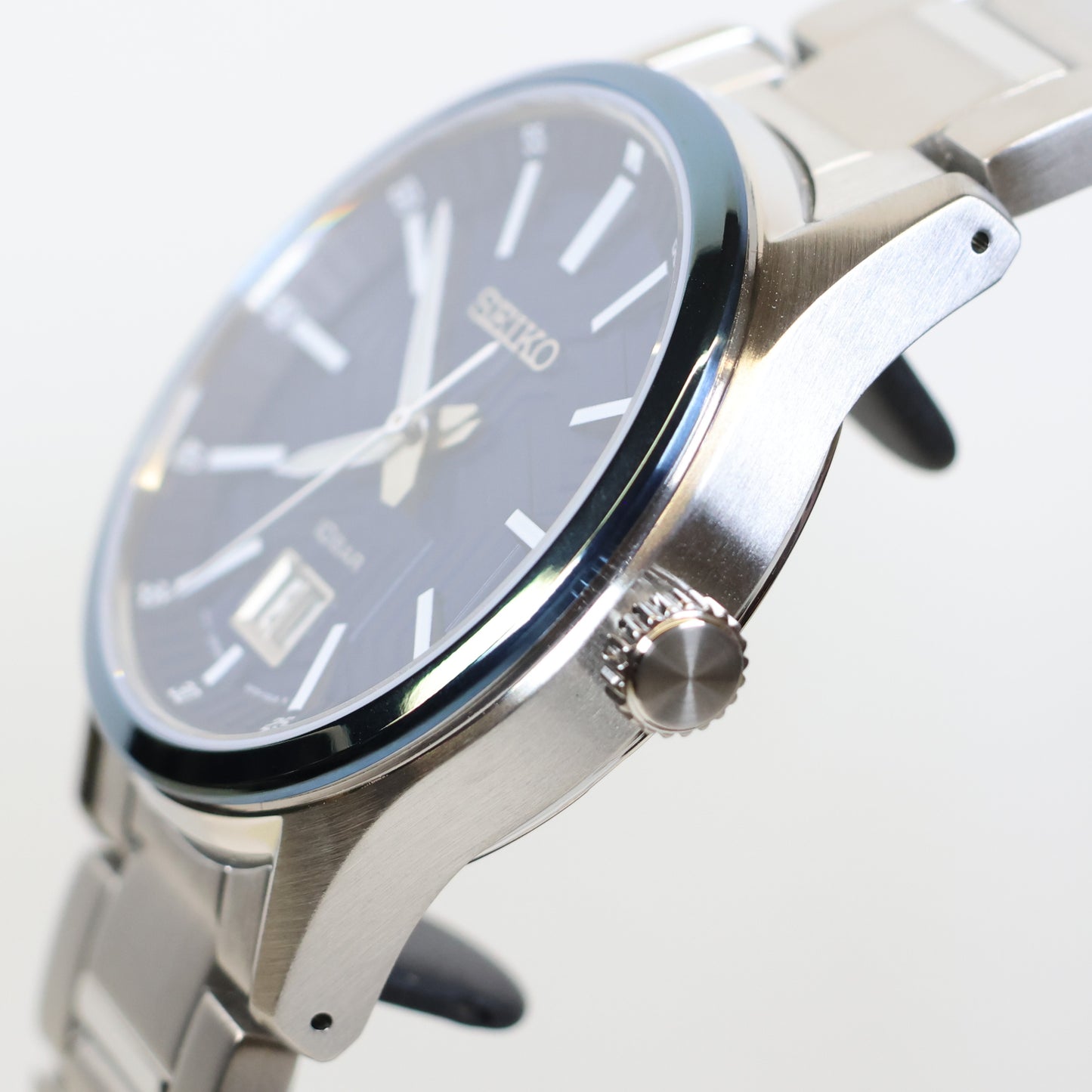 Seiko herenhorloge SUR559P1 quartz date blue dial