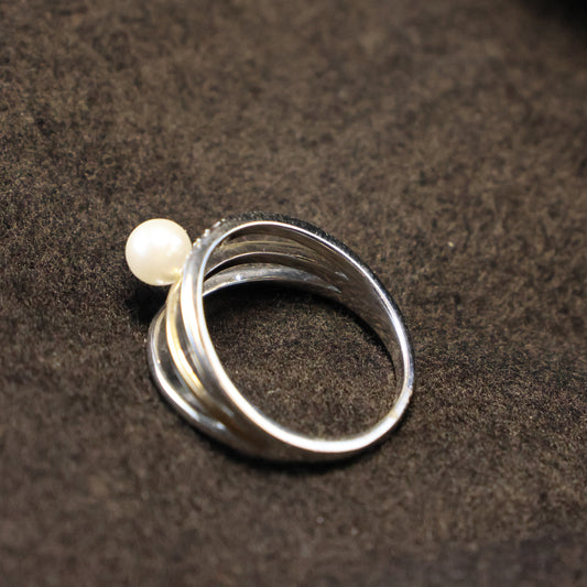 Outlet zilveren ring N2G51 maat: 54