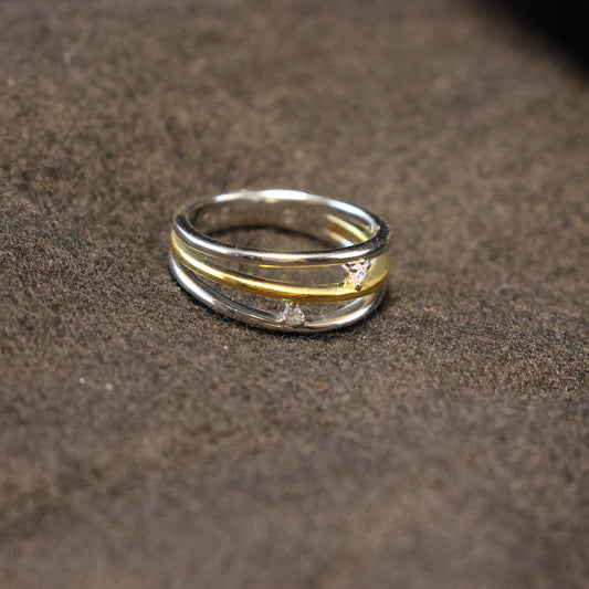 Outlet zilveren ring 726087 maat: 54