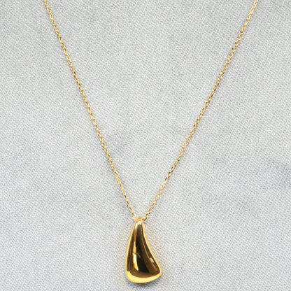 Naiomy silver 18karaat vergulde zilveren ketting met hanger N4P54