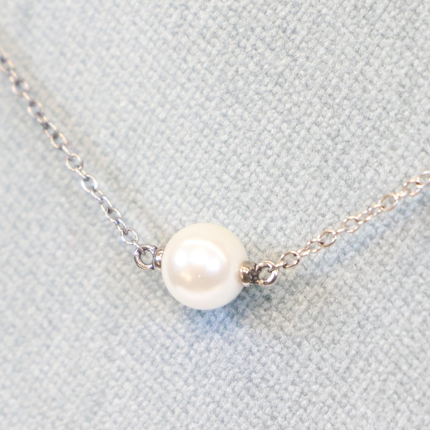 Naiomy Moments zilveren ketting met Parels B9C05