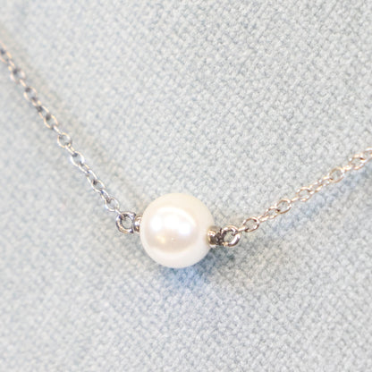 Naiomy Moments zilveren ketting met Parels B9C05