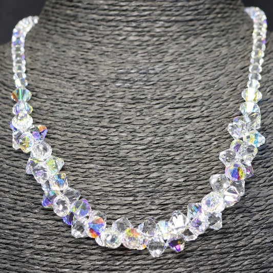 Spark 18karaat vergulde Zilveren Halsketting met Swarovski kristallen NEG63015301AB