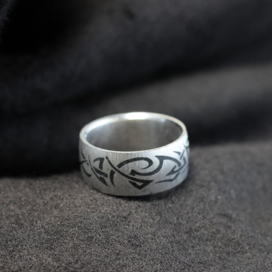 Outlet Titanium ring maat: 65