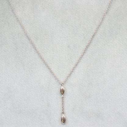 Naiomy Moments zilveren ketting met druppel hanger B6B02