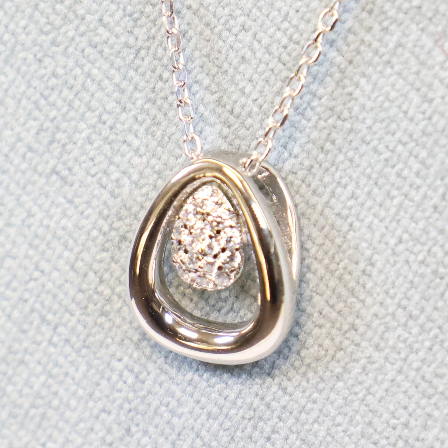 Naiomy  zilveren ketting met hanger N5D52