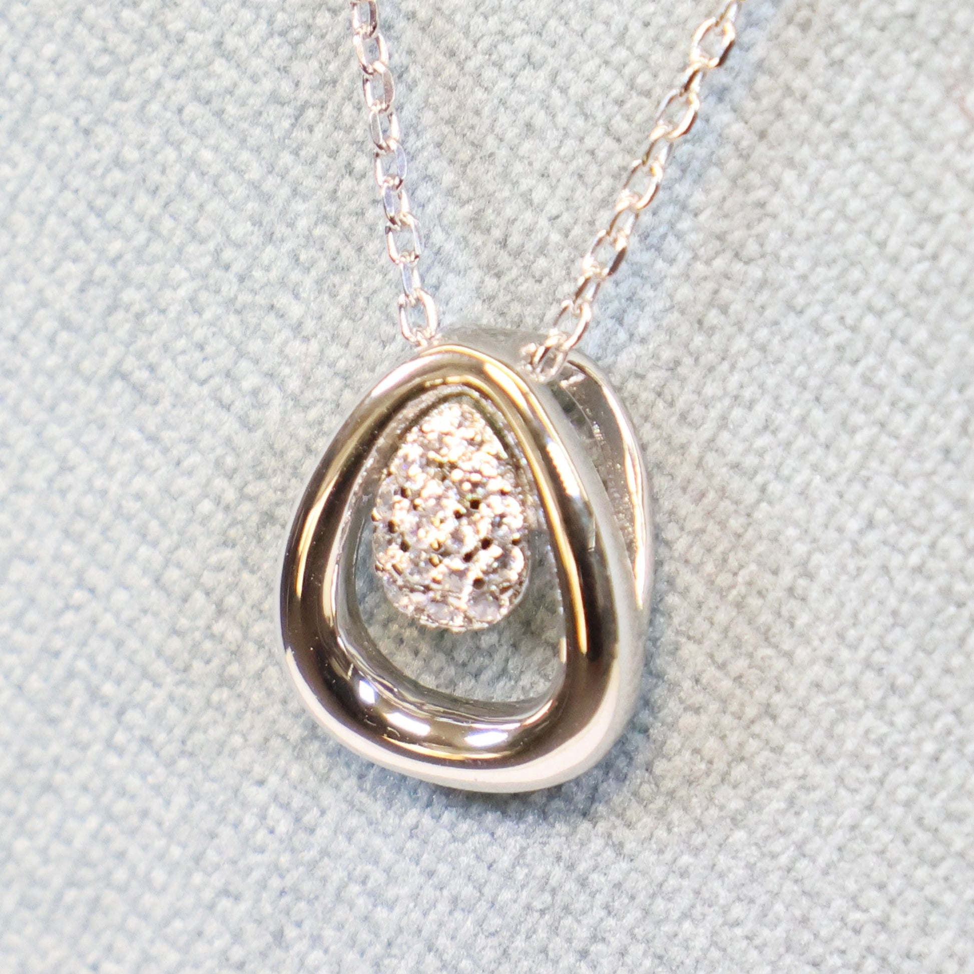 Naiomy  zilveren ketting met hanger N5D52