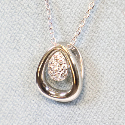 Naiomy  zilveren ketting met hanger N5D52