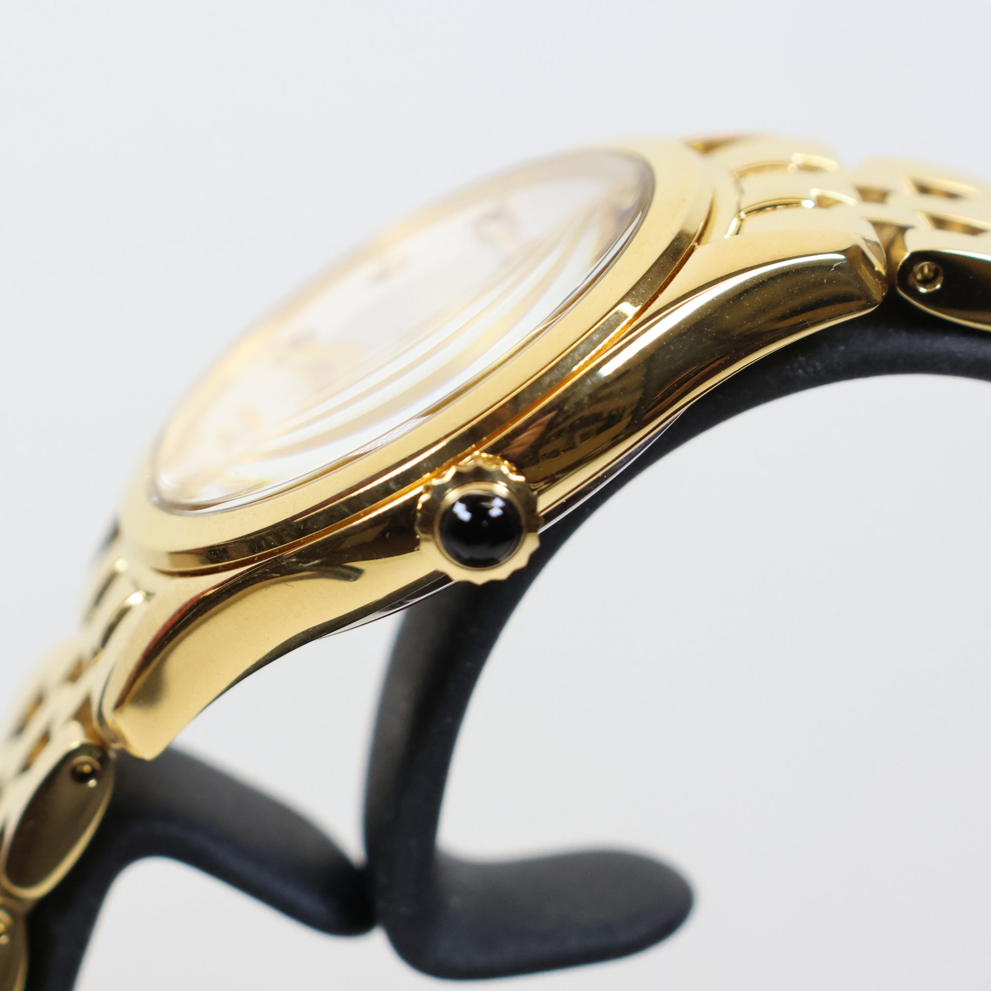 Seiko horloge dames SUR384P1 quartz gold white dial