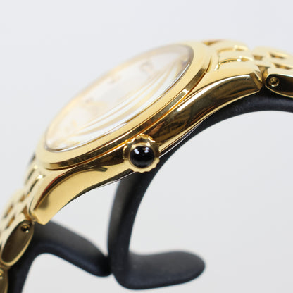 Seiko horloge dames SUR384P1 quartz gold white dial