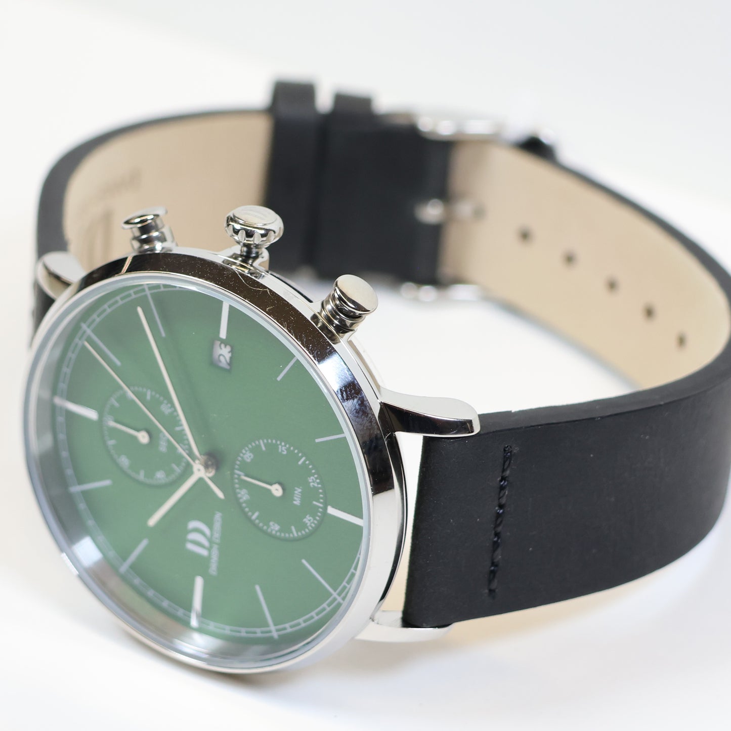 Danish Design horloge heren Koltur chrono IQ28Q1290 green dial