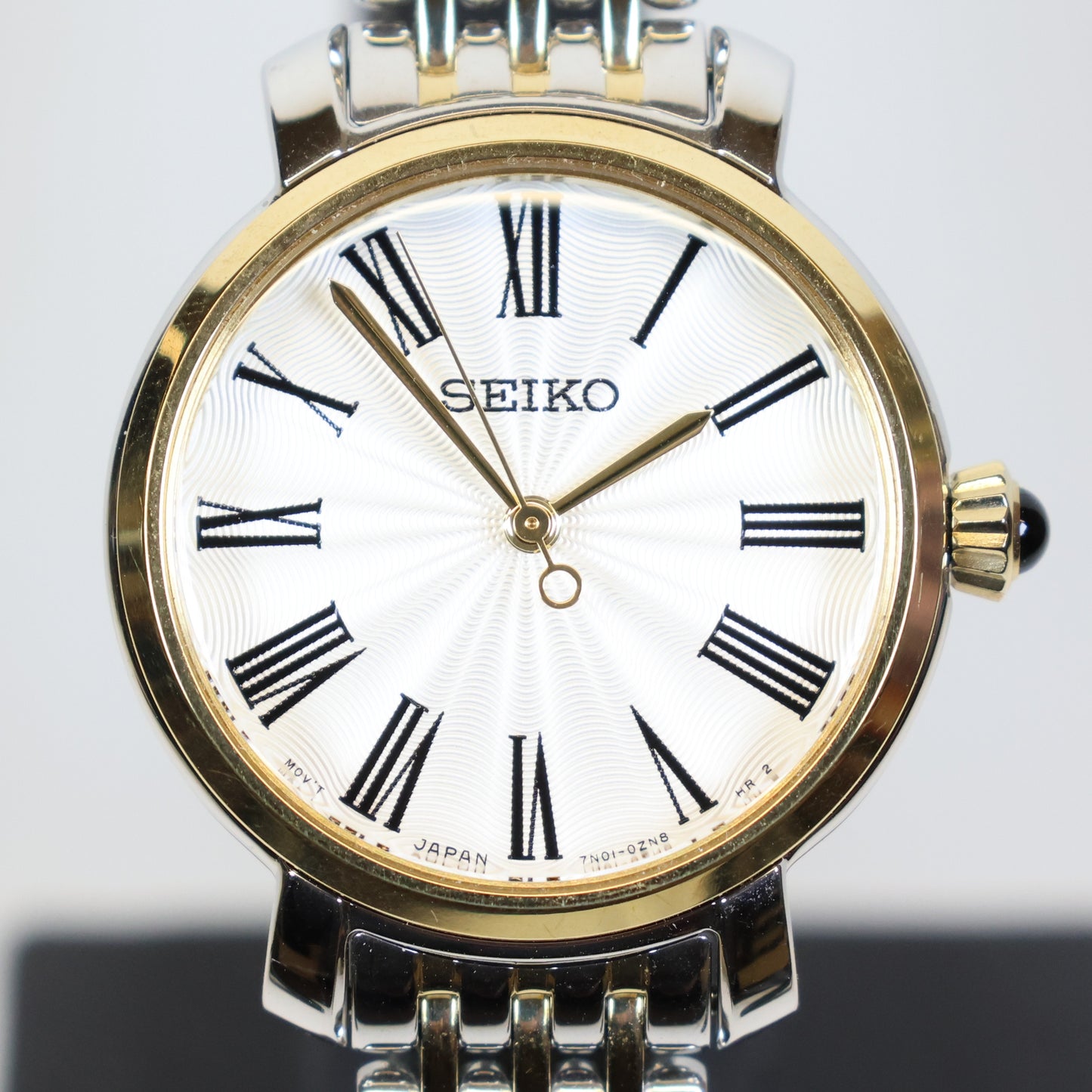 Seiko horloge dames SRZ496P1 quartz roman bicolor
