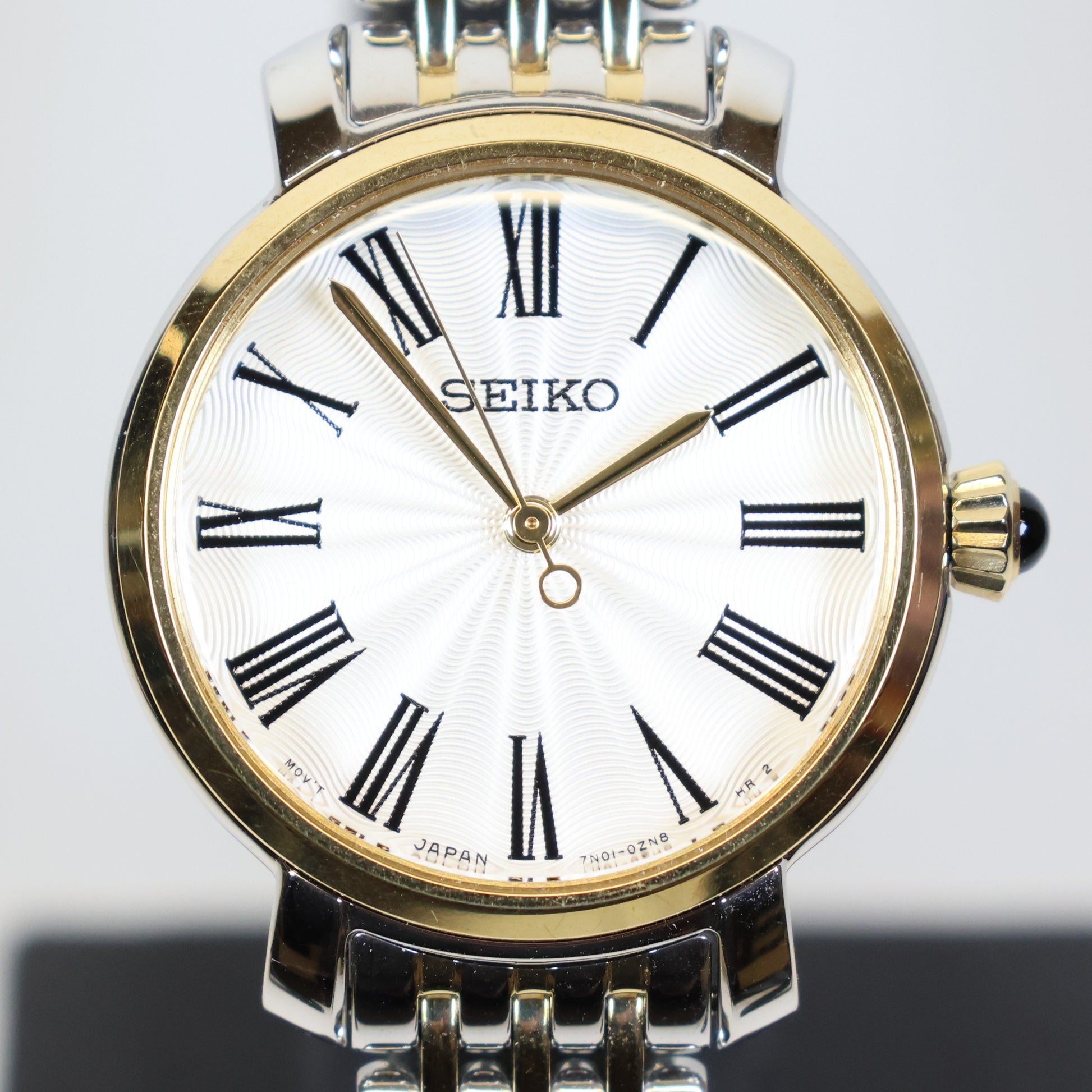 Seiko horloge dames SRZ496P1 quartz roman bicolor