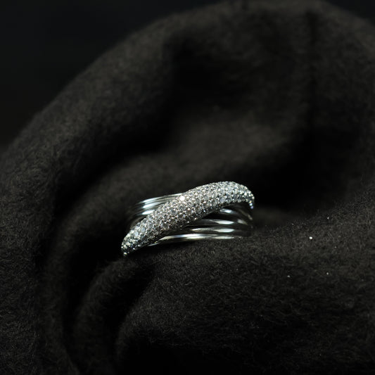 Outlet Zilveren ring 114746 maat: 62