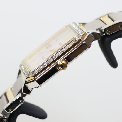 Seiko horloge dames SUP428P1 quartz square swarovski