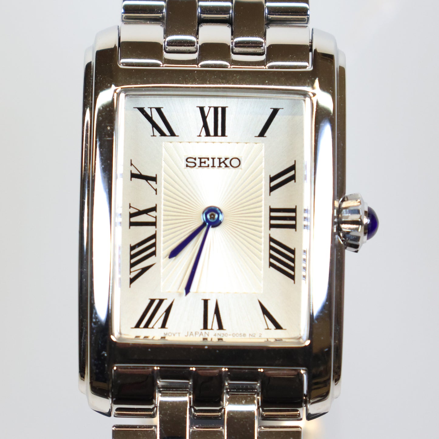 Seiko horloge dames SWR083P1 quartz square creme dial