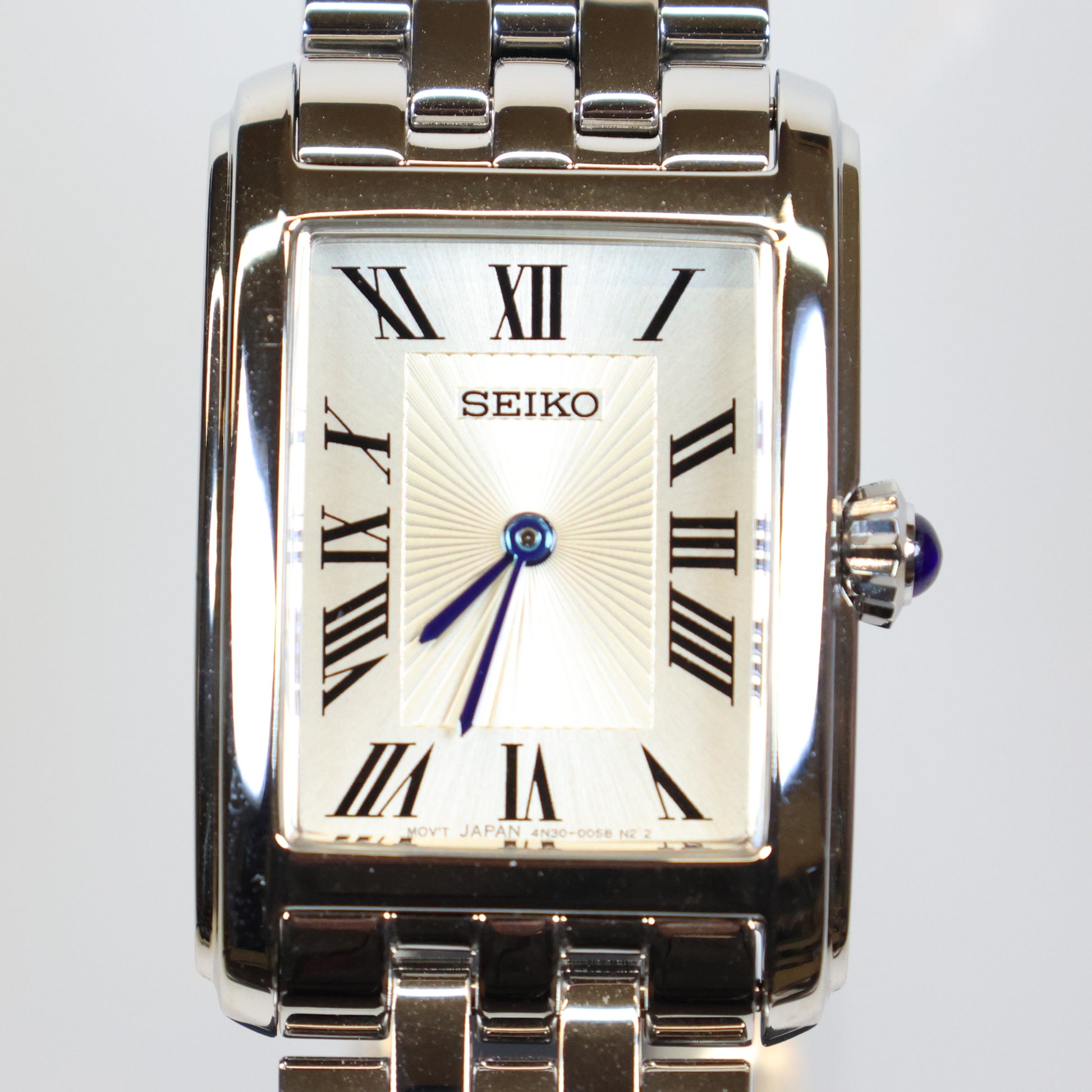 Seiko horloge dames SWR083P1 quartz square creme dial