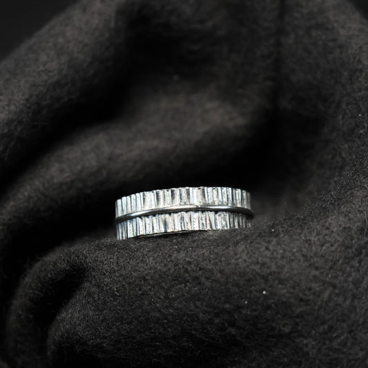 Outlet zilveren ring 310090 maat: 62