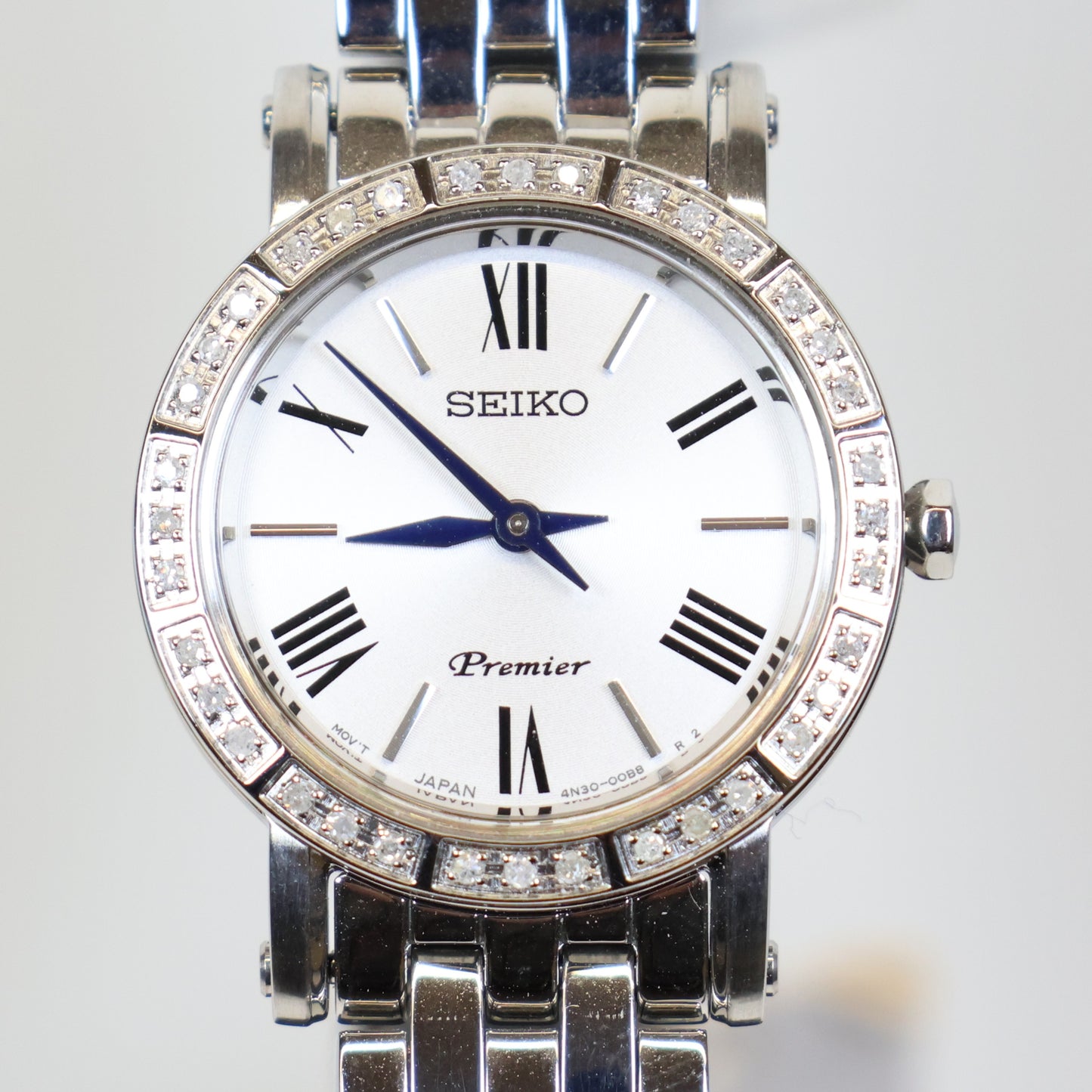 Seiko horloge SWR023P1 Premier dames quartz swarovski kristal