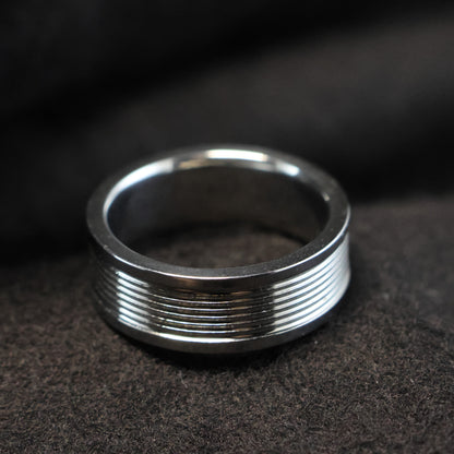 Outlet Roestvrij stalen ring 297762 maat: 61